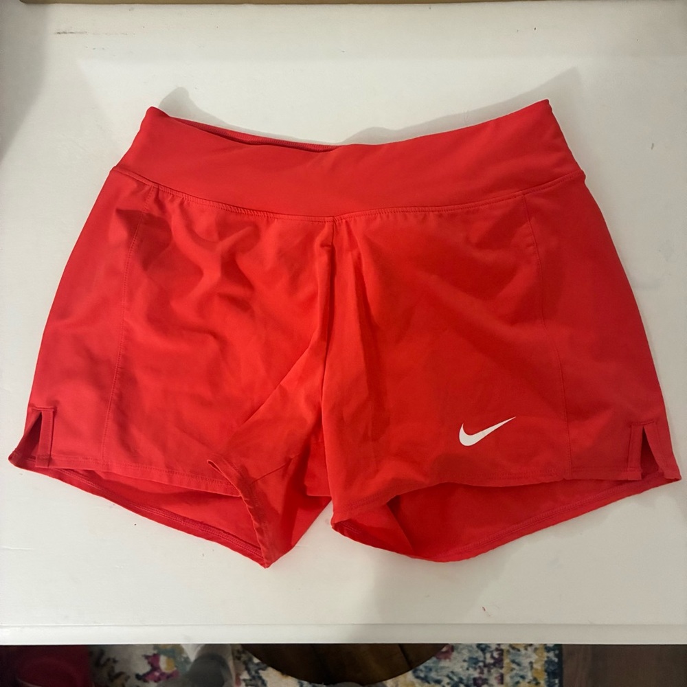 Nike Red Women's Dri-fit Athletic Shorts Small